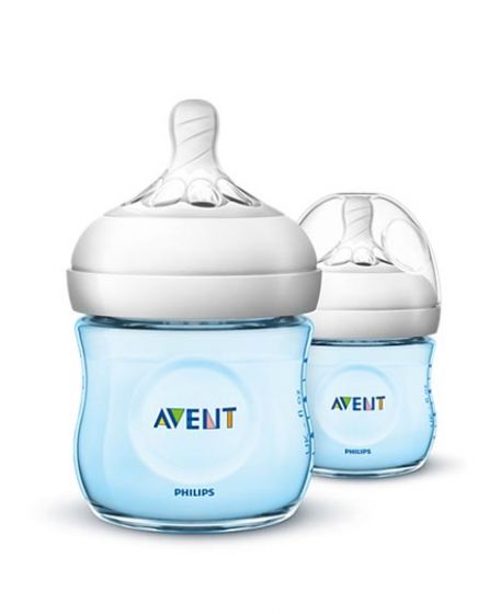 Philips Avent Natural Baby Bottle 125ML 2 Pcs - 0m+ (SCF692/23)