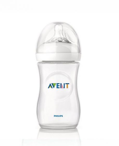 Philips Avent Natural Baby Bottle 260ML - 1m+ (SCF693/17)