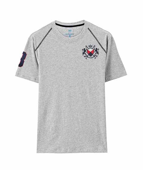 Giordano Men's Raglan Sleeve Embroidery T-Shirt (0102723103)