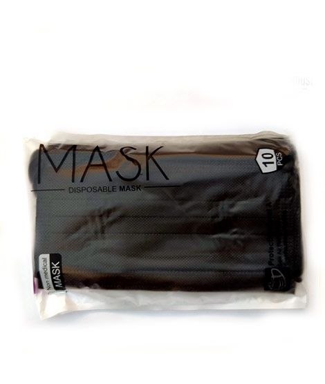 247 Store Surgical Face Mask Black (Pack Of 10)