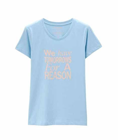 Giordano Women's Message Print T-Shirt (0539720161)