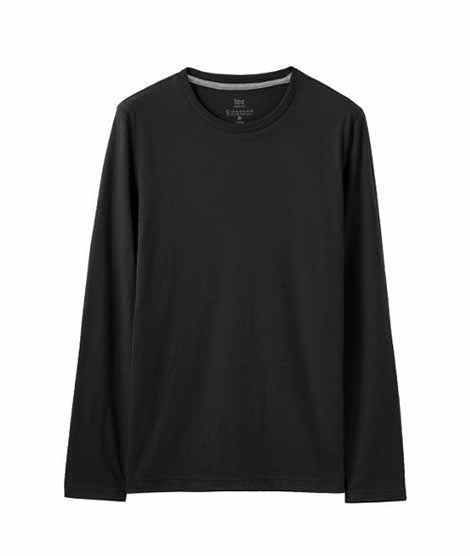 Giordano Men's Cotton Long Sleeve T-Shirt (102766003)