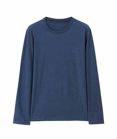 Giordano Men's Cotton Long Sleeve T-Shirt (102766005)