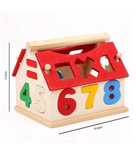 Planet X Number House Wooden Play Set (PX-10708)