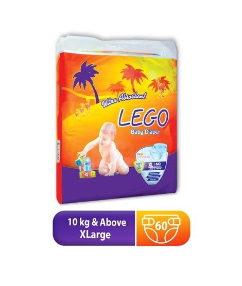 Mtek Hygiene Lego Diaper X-Large Pack of 60