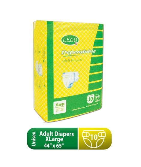 Mtek Hygiene Lego Adult Diaper X-Large Pack of 10