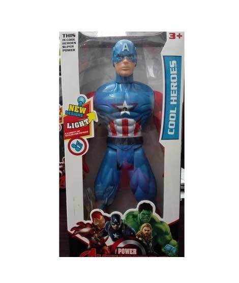 M Toys Battery Operated Captain America Figure Toy