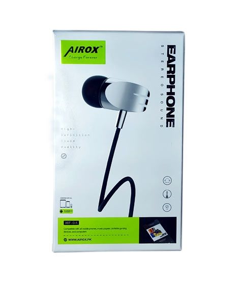 Airox Stereo Sound Wired Earphones HF04