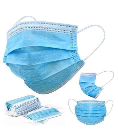 Medical Supply Store Protection Disposable Face Mask (Pack Of 50)