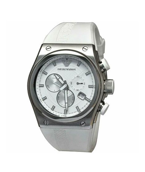 Emporio Armani Sportivo Chronograph Men's Watch White (AR6103)