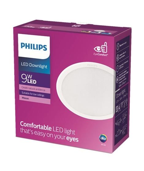 Philips Meson 105 9W 65K Recessed Led White (59449)