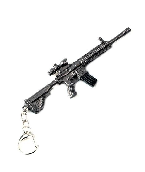 Afreeto PUBG Rifle Metal Keychain (M-416)