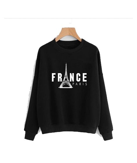 AMV France Paris Printed Sweatshirt For Unisex