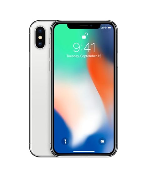 Apple iPhone X 64GB Silver With FaceTime