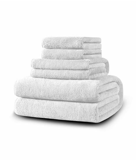 SoftSiesta Luxury Towel White Pack of 06