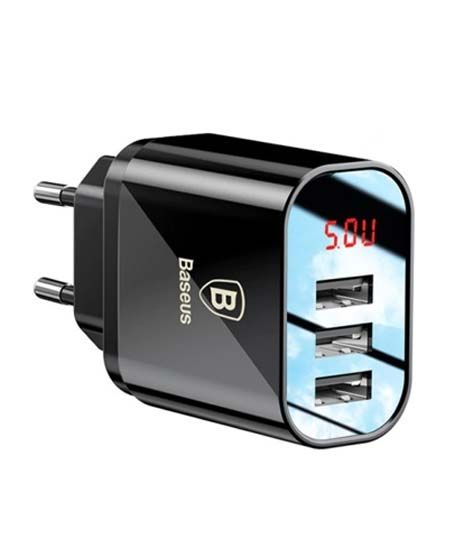 Baseus 3.4A LED Display USB Wall Charger
