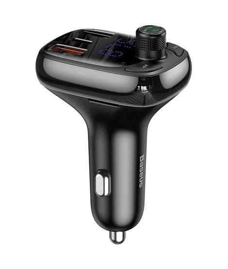 Baseus S13 T-Typed Fast Car Charger Black