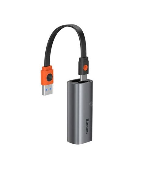 Baseus Steel Cannon Series USB A Type-C Bidirectional Gigabit LAN Adapter (CAHUB-AF0G)