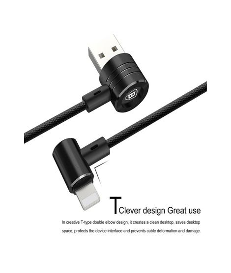 Baseus 2-in-1 Magnetic Micro USB Cable Black (0014)