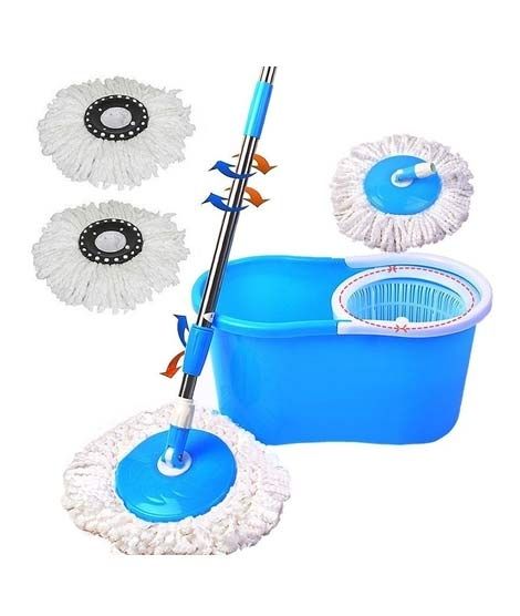 F.A Communications Easy Mop 360 Degree Microfiber Spin Mop