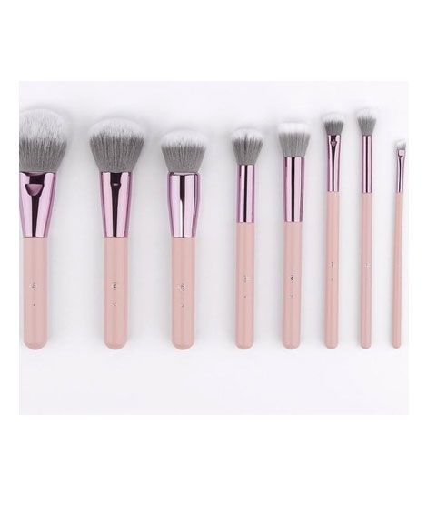 BH Cosmetics 8 Pieces Makeup Brush Set Pink