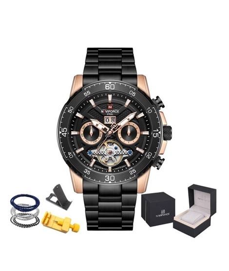 NaviForce Automatic Luxury Men’s Watch Black (NF-S1001-1)