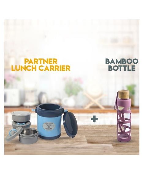 Appollo Partner Lunch Box With Bamboo Bottle