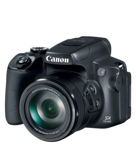 Canon PowerShot SX70 HS Digital Camera Black