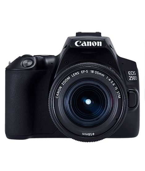 Canon EOS 250D DSLR Camera With EF-S 18-55mm IS Lens