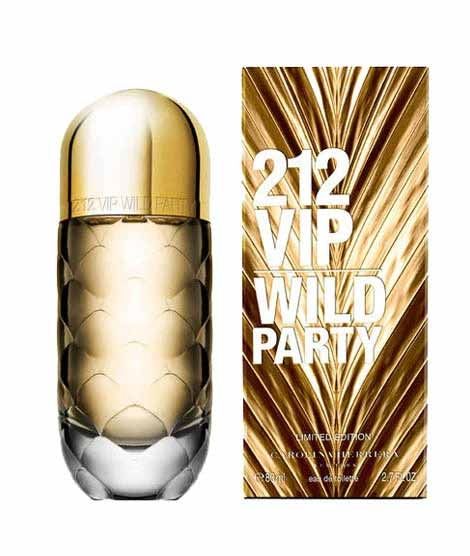 Carolina Herrera 212 VIP Wild Party Eau De Toilette For Women 80ML