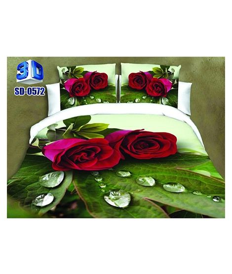 Consult Inn 3D King Bed Sheet With 2 Pillows (SD-0572)