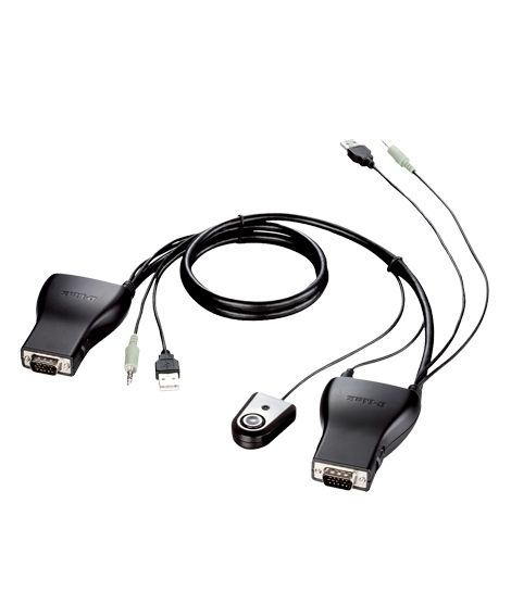 D-Link 2 Port USB KVM Switch with Audio Support (DKVM‑222)