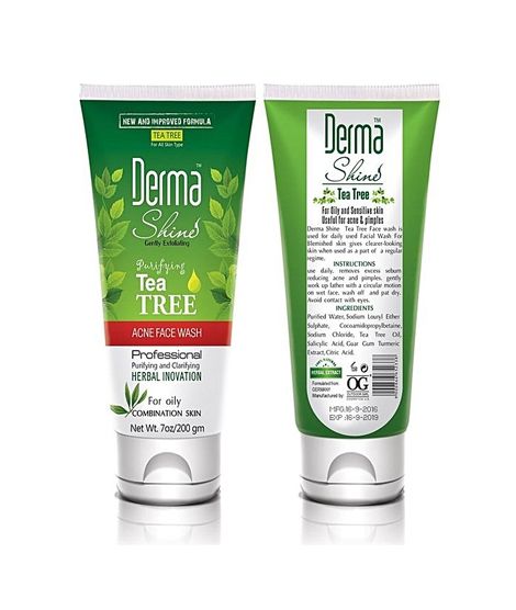 Derma Shine Tea Tree Facewash 200gm