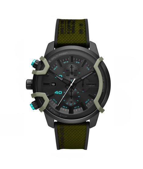 Diesel Griffed Chronograph Men's Watch Green (DZ4563)