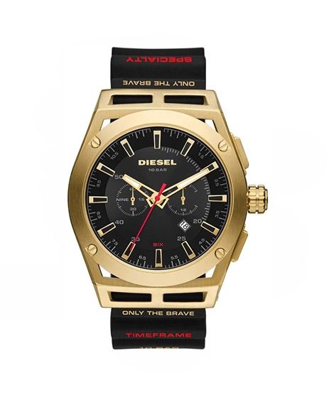 Diesel Timeframe Chronograph Men's Watch Black (DZ4546)
