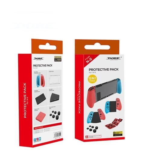 Dobe 12 in 1 Game Accessory Kit For Nintendo Switch (TNS-0162)