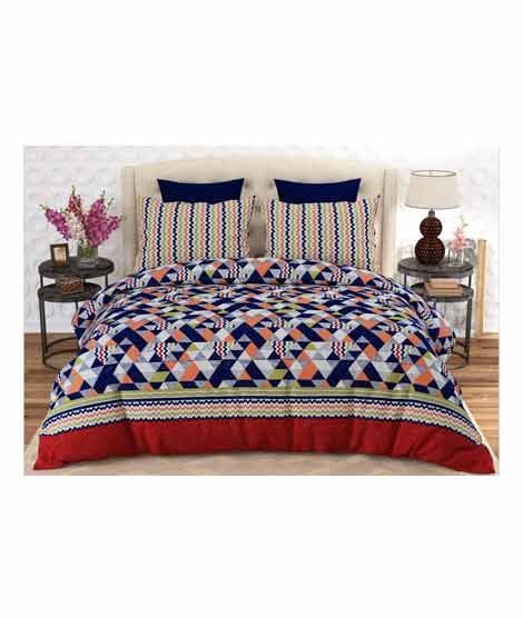 Dynasty King Size Double Bed Sheet (5589-5590)