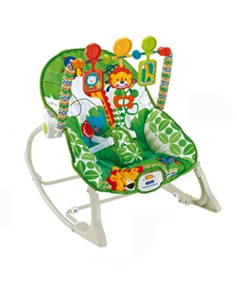 Easy Shop 2 in 1 Infant To Toddlers Rocker With Hanging Toys
