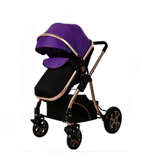 Easy Shop Foldable Baby Stroller Purple
