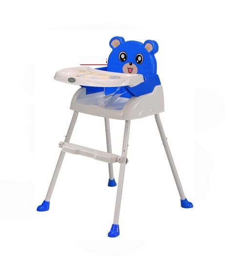Easy Shop Panda High Chair For Babies Blue