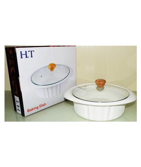 Easy Shop Serving Dish With Glass Lid (0629)