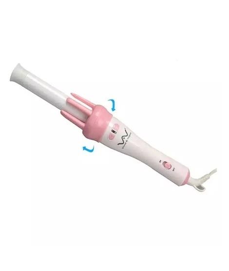 Easy Shop Automatic Rotating Hair Curler Pink