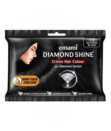 Emami Diamond Shine Hair Colour 1.0 Natural Black
