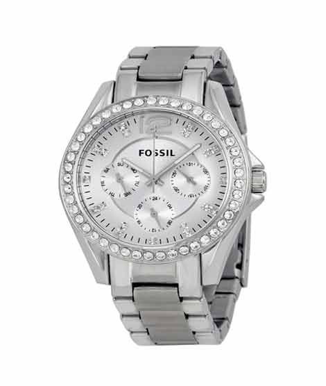 Fossil Riley Women's Watch Silver (ES3202)