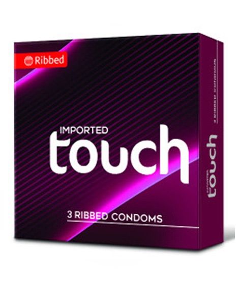 Eslector Touch Ribbed Condoms Pack Of 3