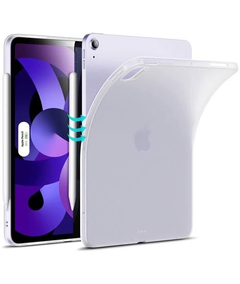ESR Zero Slim TPU Case For 12.9″ iPad Air 5 With Pencil Holder - Frosted Clear (AMT-9603)