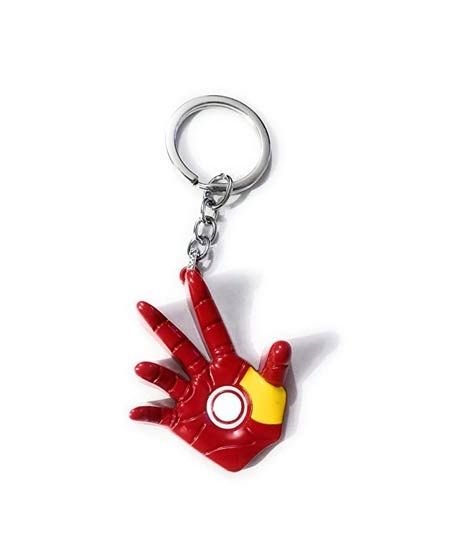 EZ-Shopping Iron Man The Palm Of The Hand Metal Keychain