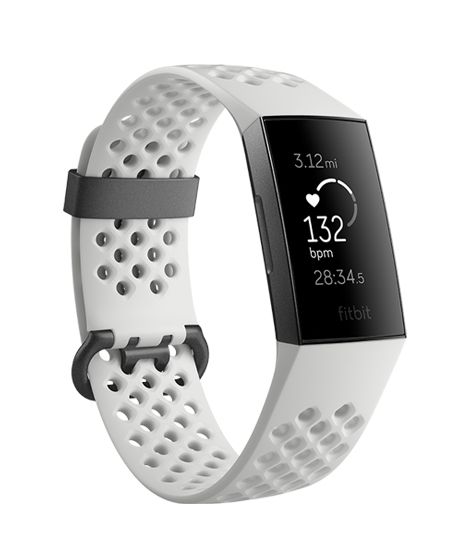Fitbit Charge 3 Special Edition Fitness Tracker White Sport