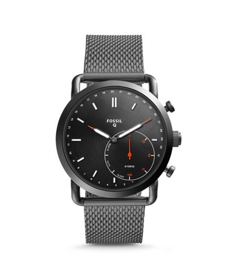 Fossil Q Commuter Hybrid Smartwatch Smoke Stainless Steel (FTW1161P)
