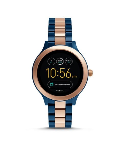 Fossil Q Venture Gen 3 Smartwatch Rose Two-Tone Stainless Steel (FTW6002P)